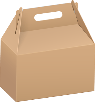 Paper box packaging mockup png
