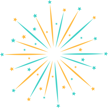 Fireworks illustration symbol png