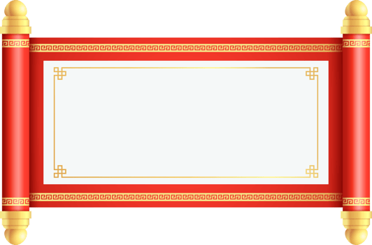 Chinese paper roll png