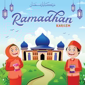 Ramadan Kareem Islamic Background vector. Happy Islamic New Hijri Year. Graphic design for the decoration of gift certificates, banners and flyer. vector