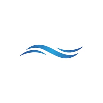 Water wave icon vector