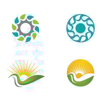 flower vector icon design
