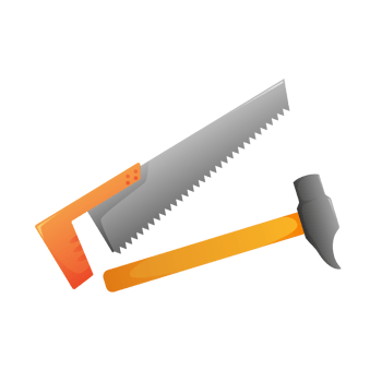 woodworker tools. carpenter symbol png