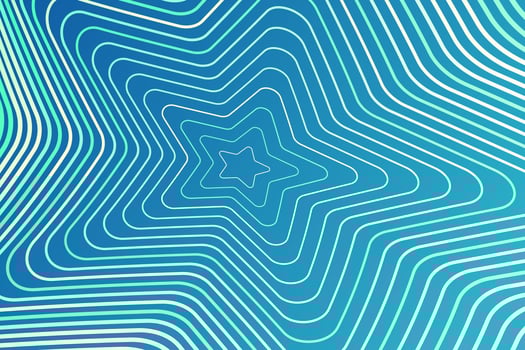 Pattern with geometric elements in blue tones abstract gradient background vector