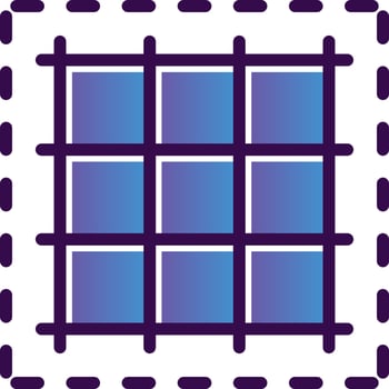 Grid Vector Icon