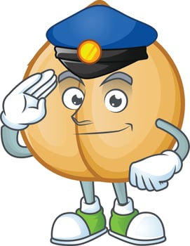 Chickpeas cartoon mascot style vector