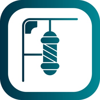 Barbershop Pole Vector Icon