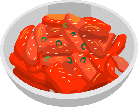 Kimchi png graphic clipart design