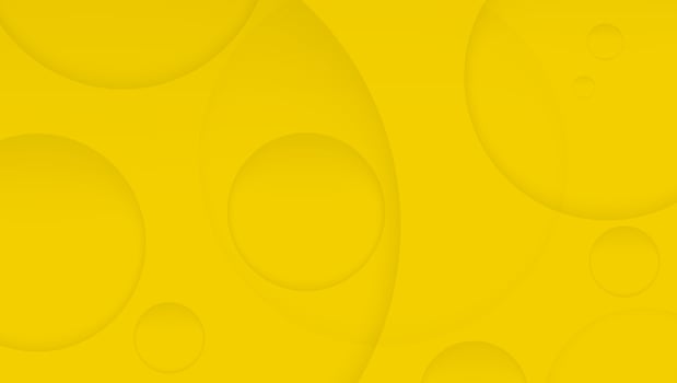 Yellow bubble background. Vector Illustration.