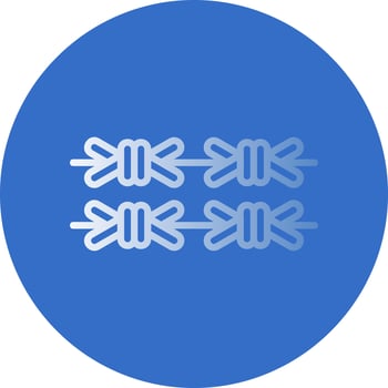 Barbed Wire Vector Icon