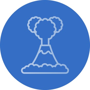 Volcano Vector Icon