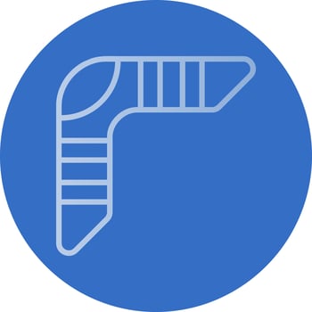 Boomerange Vector Icon