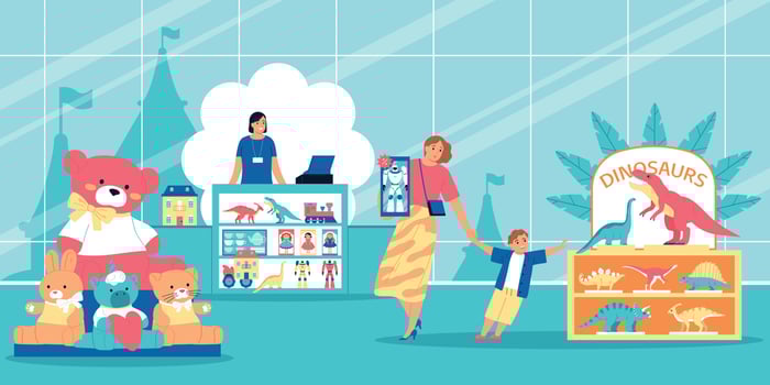 Toy Shop Illustration vector