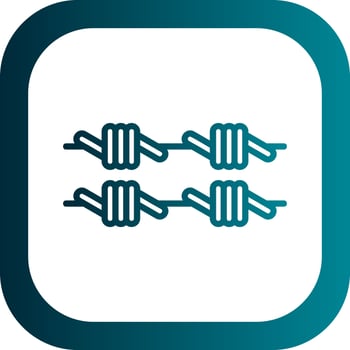 Barbed Wire Vector Icon