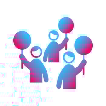 Protest Vector Icon