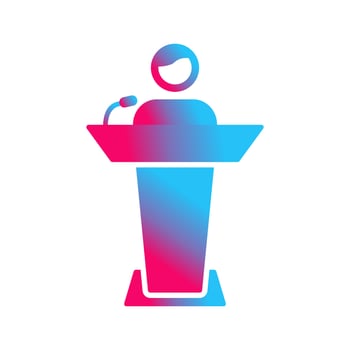 Elected Candidate Vector Icon