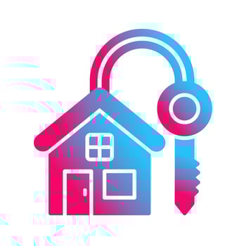 House Key Vector Icon