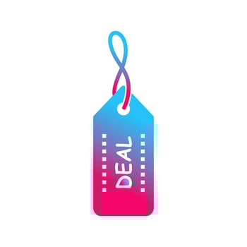 Unique Online Deals Vector Icon