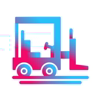 Forklift Vector Icon