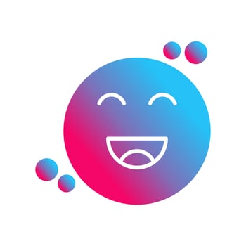 Happiness Vector Icon