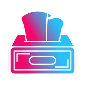 Tissue Box Vector Icon