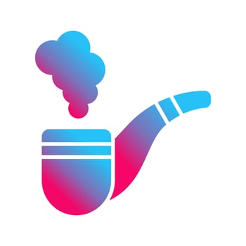 Smoke Pipe Vector Icon