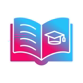 Open Book Vector Icon