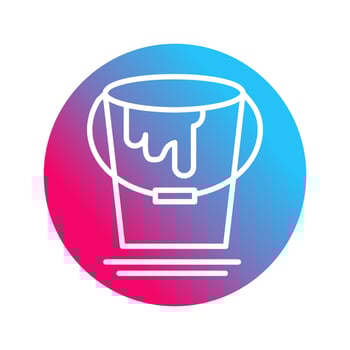 Paint Bucket Vector Icon