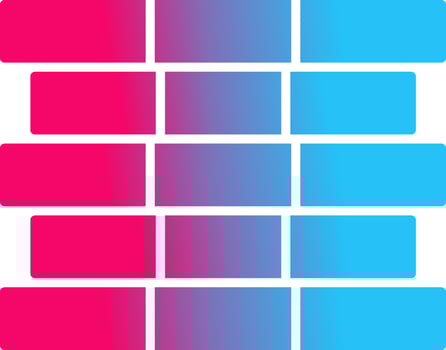 Unique Bricks Vector Icon
