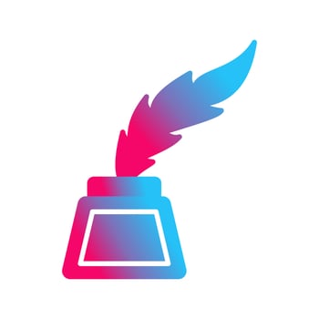 Inkwell Vector Icon