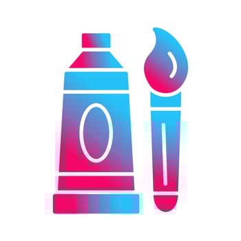 Oil Paint Vector Icon