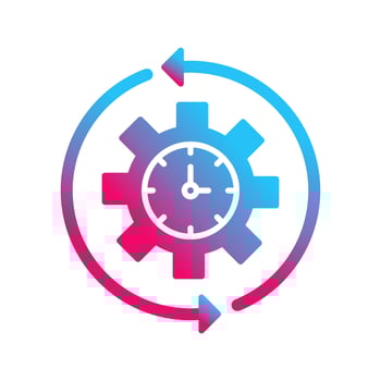 Rotate Time Vector Icon