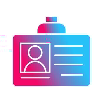 Id Card Vector Icon