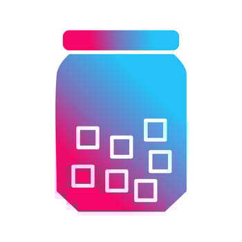 Sugar Bottle Vector Icon