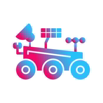 Mars Rover Vector Icon