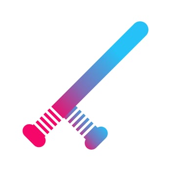 Baton Vector Icon