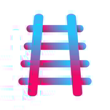 Train Tracks Vector Icon