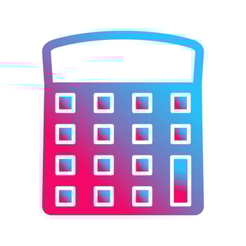 Unique Calculator Vector Icon
