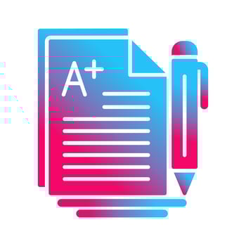 A Grade Vector Icon