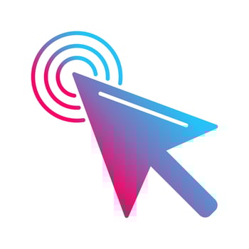 Unique Click Vector Icon