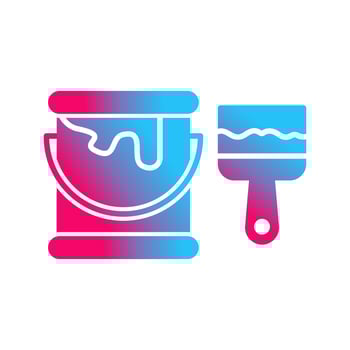 Paint Brush Unique Vector Icon