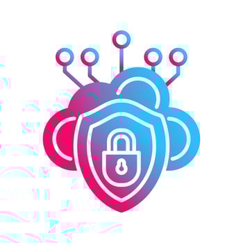Cloud Security Vector Icon