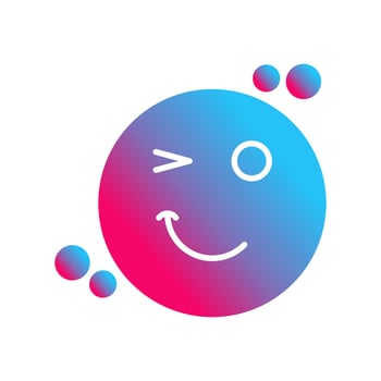 Wink Vector Icon