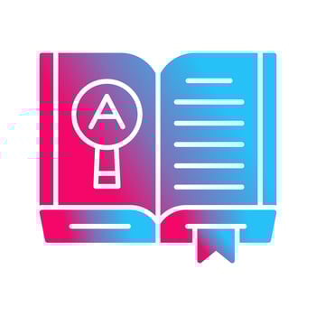 Open Book Vector Icon