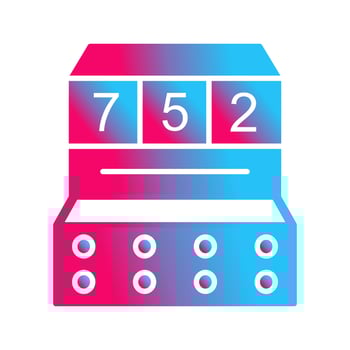 Slot Machine Vector Icon