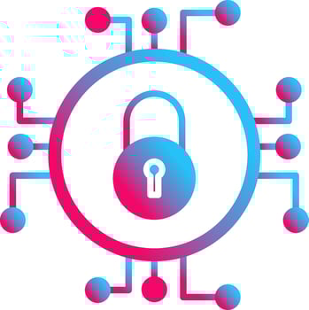 Unique Data Security Vector Icon