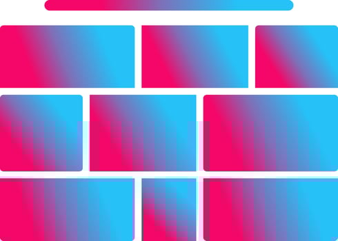Brick wall Vector Icon