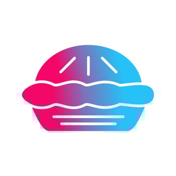 Pie Vector Icon