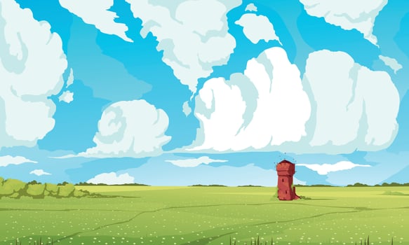 Summer Sky Background vector