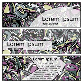 Purple doodle pattern vector
